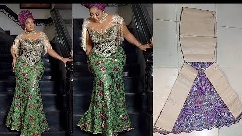 How to make a mermaid skirt using the slash and spread method