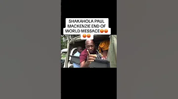 Pastor Paul Mackenzie Has A Massage For And The World Shorts Shortsfeed 