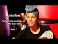 Alicia Keys | Funny/Cute moments on The Voice US