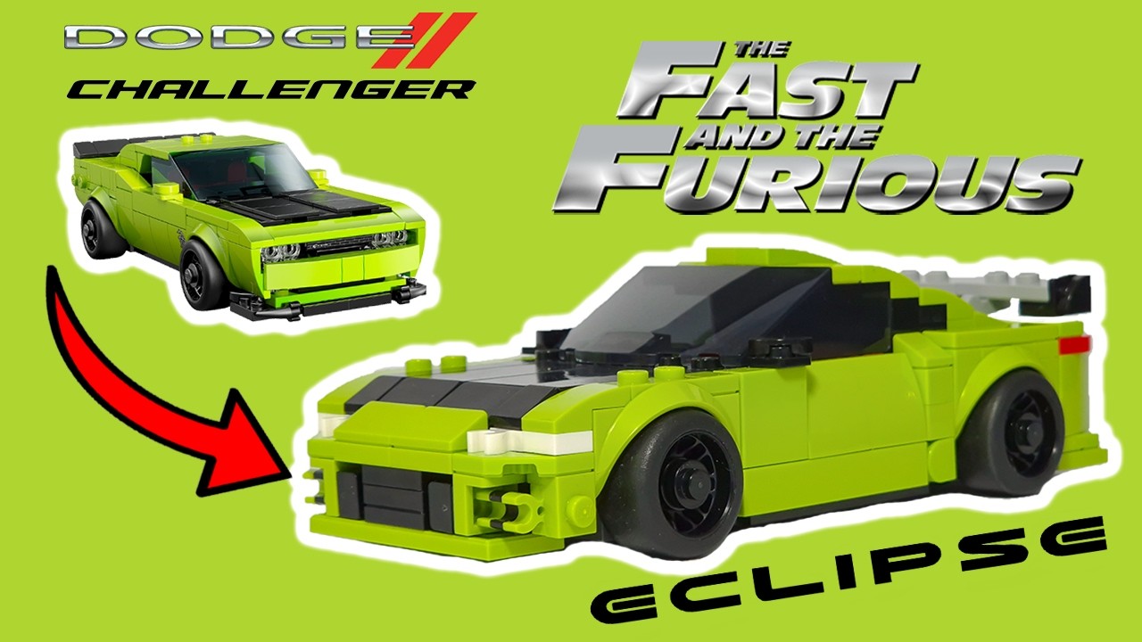 77237 Brian O’Conner’s Mitsubishi Eclipse - Lego Speed Champions Alternative MOC Tutorial