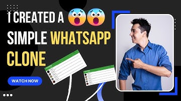 How To Make a WhatsApp Clone Using HTML, CSS and JS??