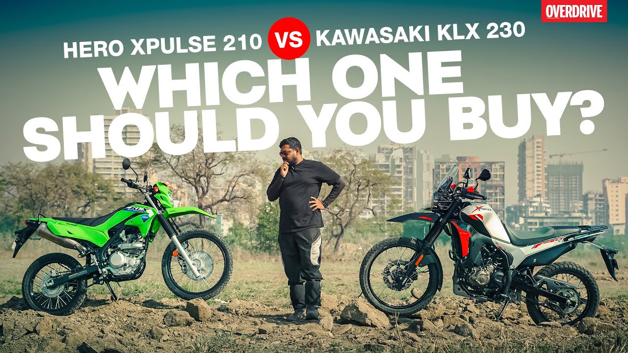 Hero Xpulse 210 против Kawasaki KLX 230: разборки индийских мотоциклов, грязи и ежедневного испол...