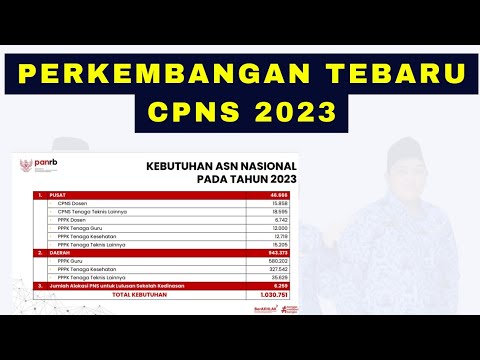 KEBUTUHAN &amp; KUOTA CPNS 2023