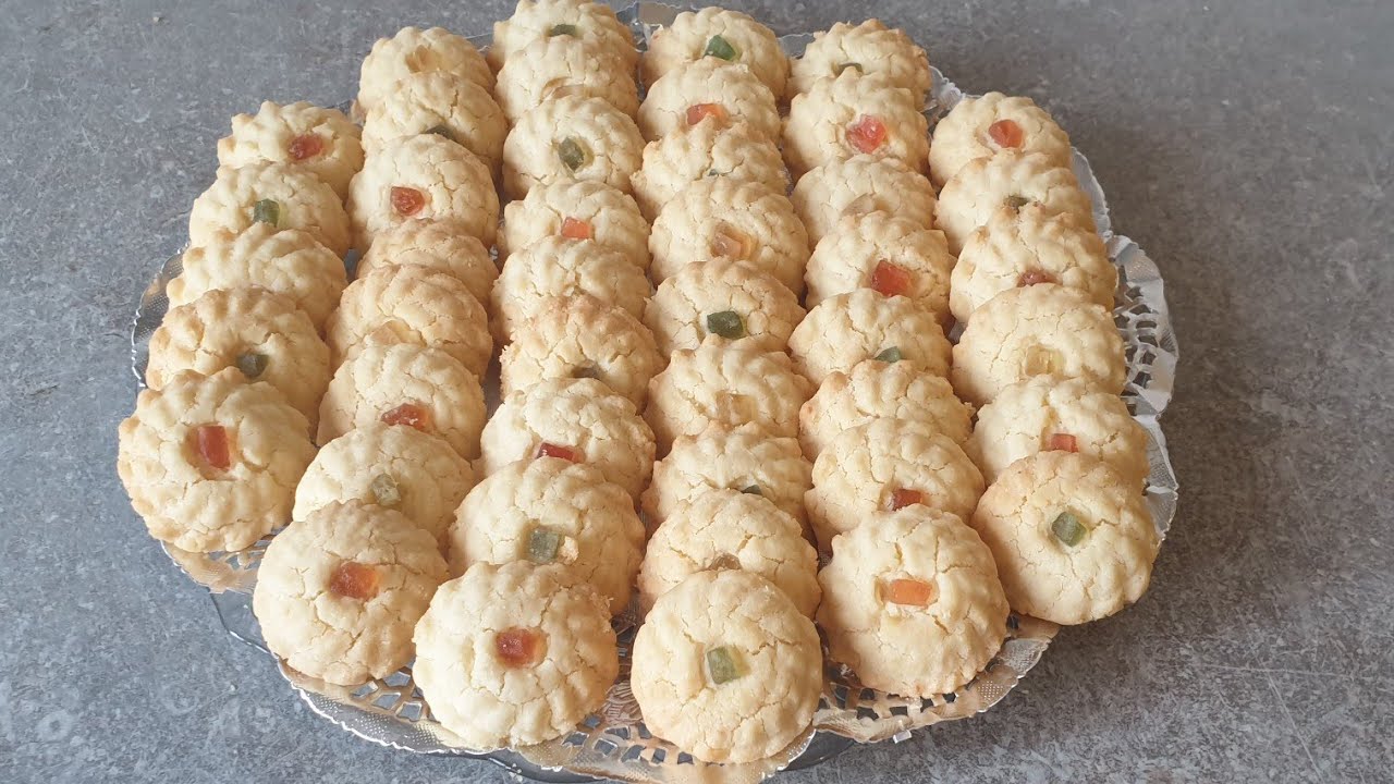 Les petits biscuits fondants aux fruits confits. YouTube Les petits biscuits fondants aux fruits confits. YouTube