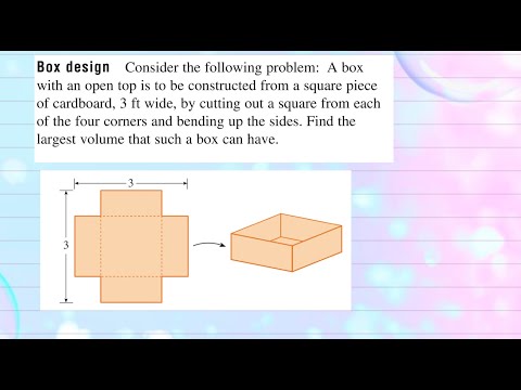 Optimization in Calculus