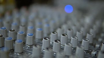 Mixing Console Stock Video