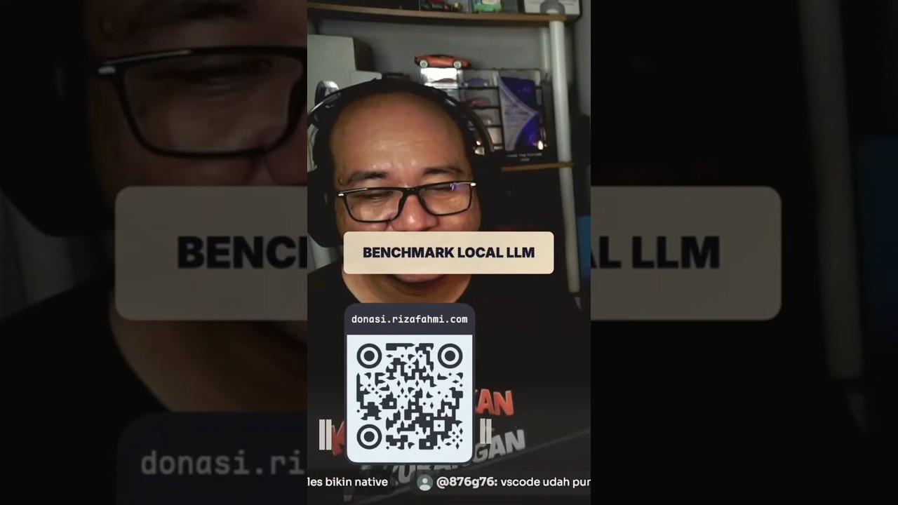 Cuplikan video: Hasil benchmark LLM yang dijalankan di mesin sendiri untuk kebutuhan koding