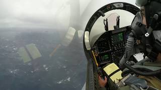 F\/A-18 Carrier Landing - Cockpit View