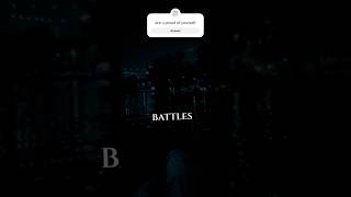 Are U Proud Of Yourself?