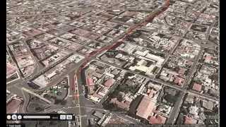 Google Earth Tour: Downtown Asmera Tour from City Park to Bahti Meskerem