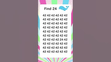 Check observation skill 3: only 7% people can find the number in 5 sec #shorts #spotthedifference