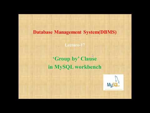 'Group by' clause in MySQL Workbench