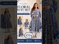 Women's Cotton Printed Anarkali Kurta with Palazzo & Dupatta Set#shorts #viralshorts