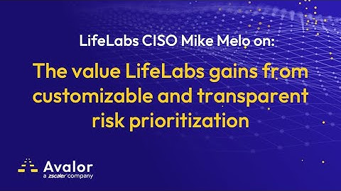 Soundbite:  Customizable, transparent risk prioritization