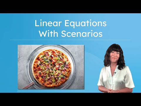 Linear Equations With Scenarios - Interpreting Slope-Intercept Form