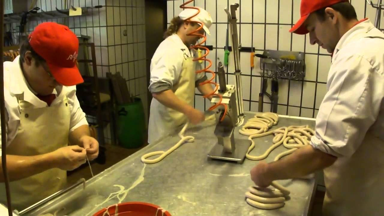 Stadtfleischerei Lange in Schwerin - Produktion: Wurst und Pasteten