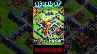 TH16 vs Royal Champion Walk 😱 90%+ Attack Strategy! #coc #shorts