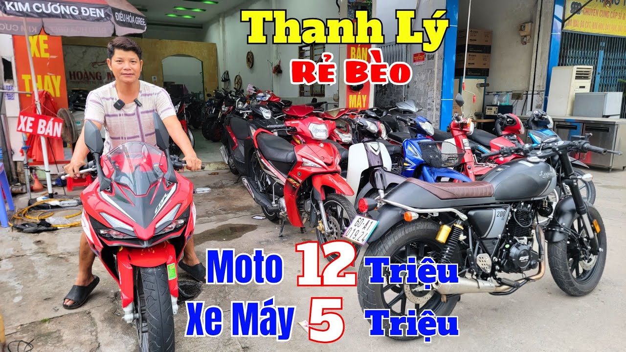 Thanh Lý Moto ,Xe Máy Cũ Giá Rẻ CBR150R , GZ150A ,Rebel 170 , Sirius , Exciter ,Winner X ,Cub 70