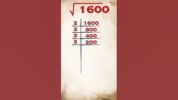 Square Root of 1600 / 1600 ka vargmul / #shorts #vargmul  #squareroot #shortvideo  #vargmul
