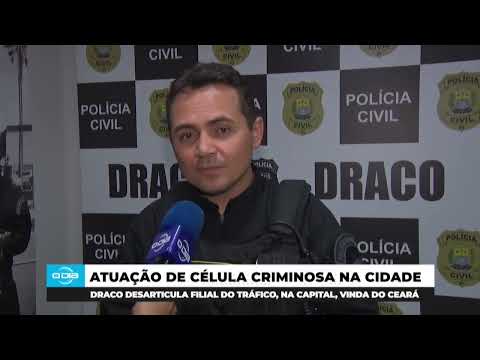 Célula criminosa vinda do Ceará é desarticulada em Teresina em operação da DRACO 07 03 2024