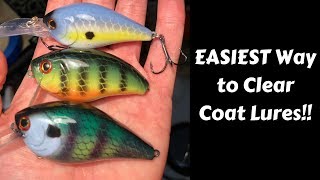 How To Clear Coat Fishing Lures Devcon 2 Ton Epoxy
