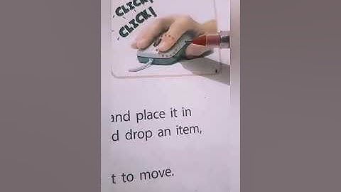 Computer mouse for class 1 | Video 2 | Class 1 computer chapter 4 | Computer mouse button function