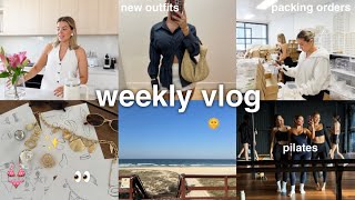weekly vlog 💌design meeting, girl chat, pilates + going to an auction 🏠