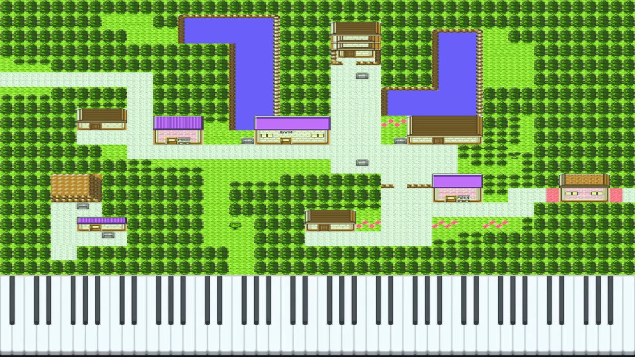 Violet City / Olivine City Pokemon G/S/C Piano Solo YouTube