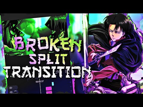 Broken Split Transition / AlightMotion Tutorial 📱