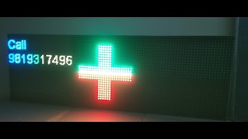 P10 RED single color LED display board, Scrolling display board