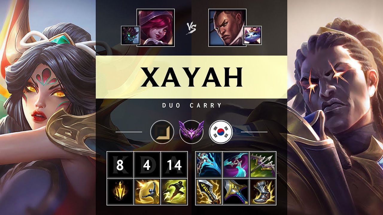 Xayah ADC vs Lucian - KR Master Patch 25.21
