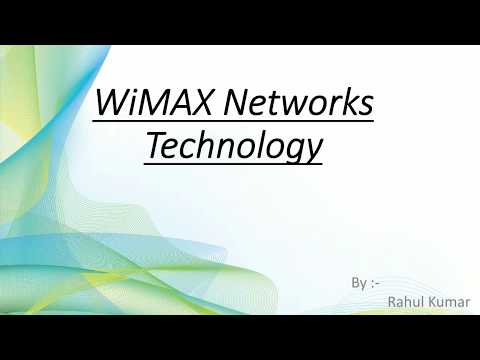 Video: Skillnaden Mellan WiMAX Och WiMAX2 Network Technology