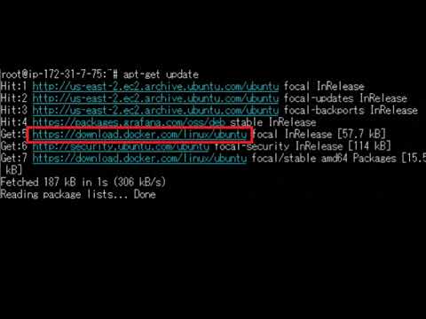 Linux(Ubuntu)にDockerとDocker Composeをインストールする