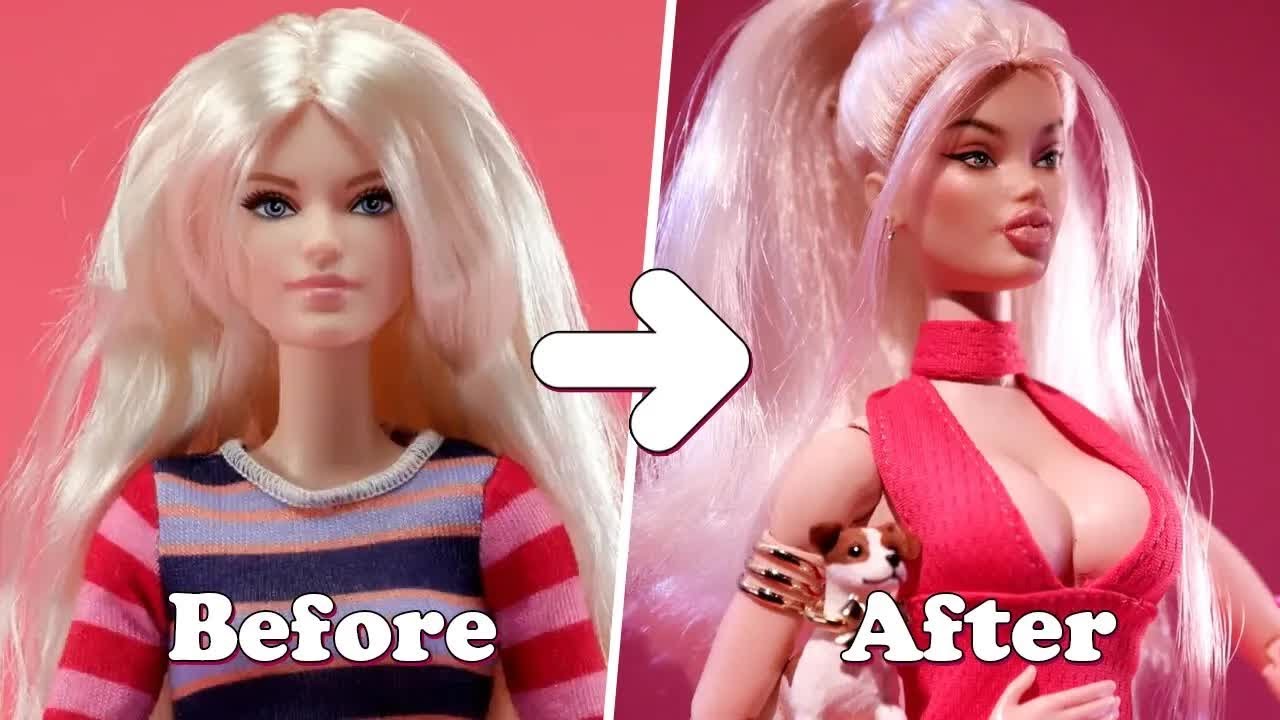 Barbie Doll's Plastic Surgery Makeover 