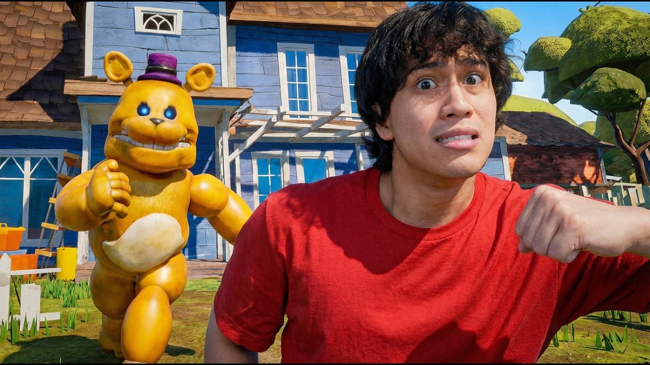 EL FREDBEAR RAPIDO EN HELLO NEIGHBOR ES UNA PESADILLA 💀