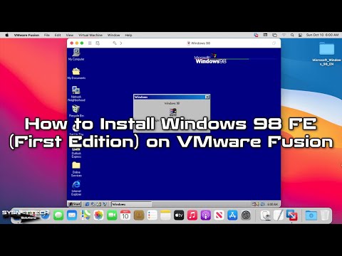 How to Install Windows 98 FE (First Edition) on VMware Fusion 12 in Mac macOS | SYSNETTECH Solutions