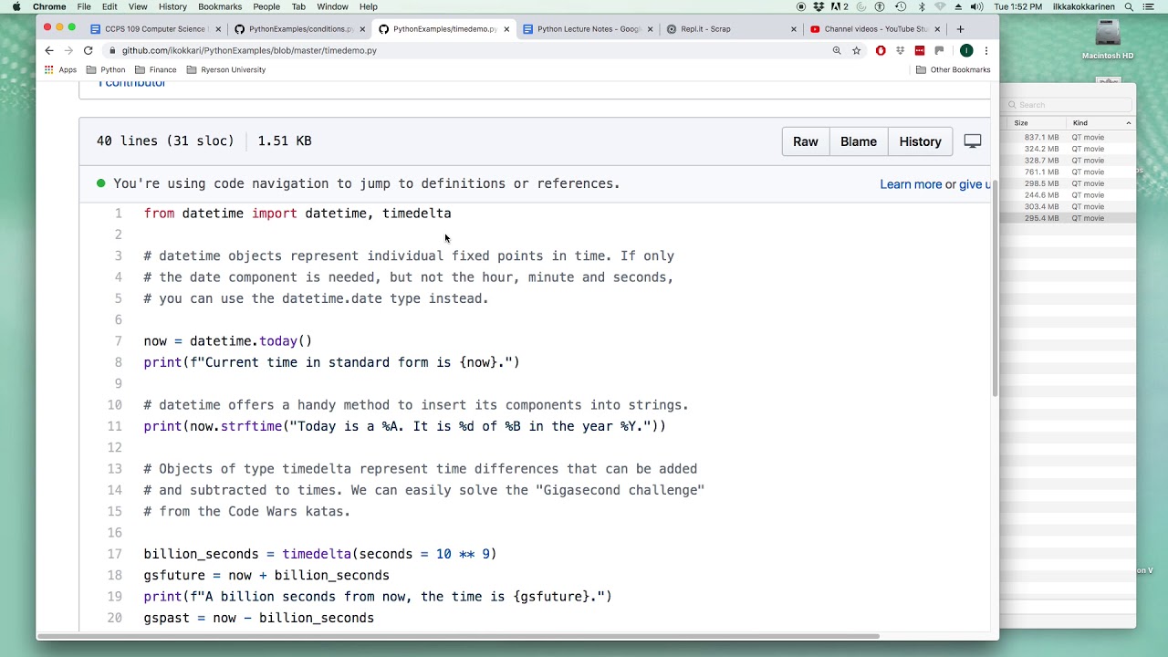 Python 2-5: Once in a century - YouTube
