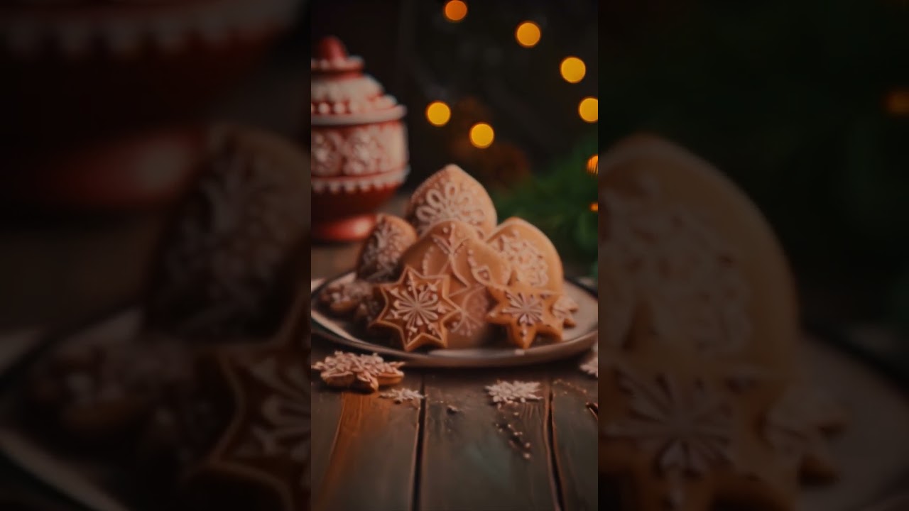 KOH Video Wallpaper AL300 Christmas Gingerbread Cookies