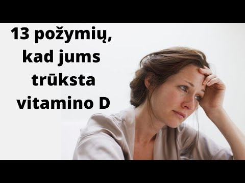 Video: Kokie Yra Vitamino Trūkumo Požymiai