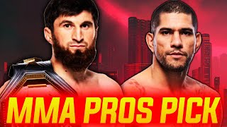 Mma Pros Pick Magomed Ankalaev Vs. Alex Pereira 2 - Ufc 320 Full Picks