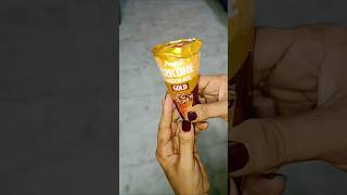 Amul Tricone Chocolate Gold 😍 #shorts #icecream #amul #ytshorts