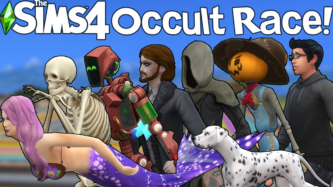 Download The Sims 4: Which Occult Creature is the FASTEST? (Life States Racing 5)