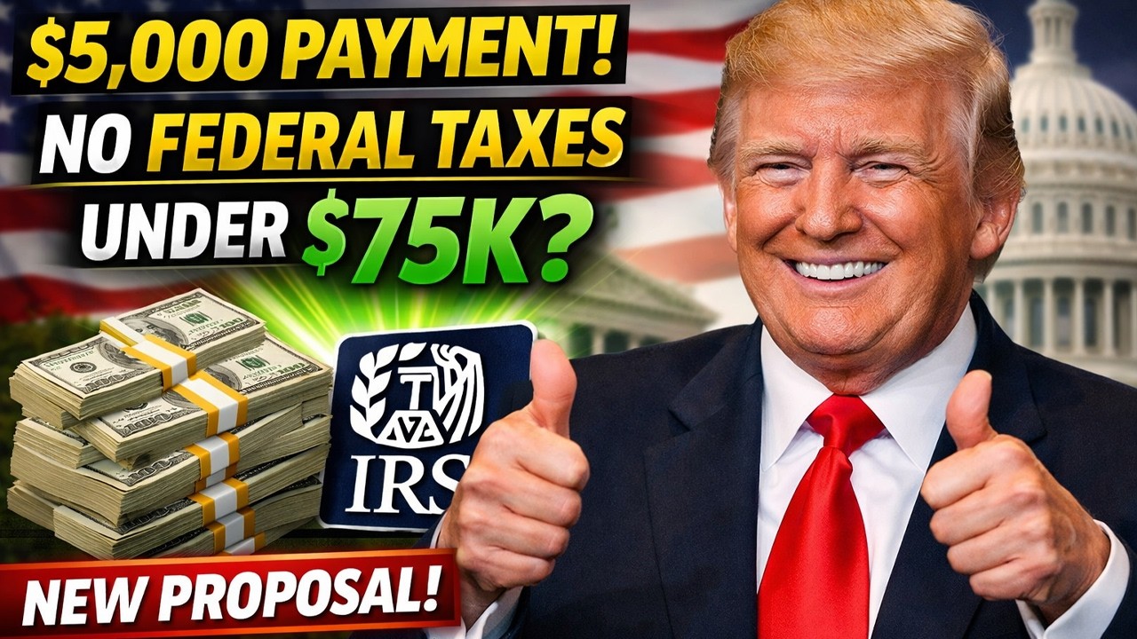 $5,000 Payment | No Federal Taxes Under $75K
