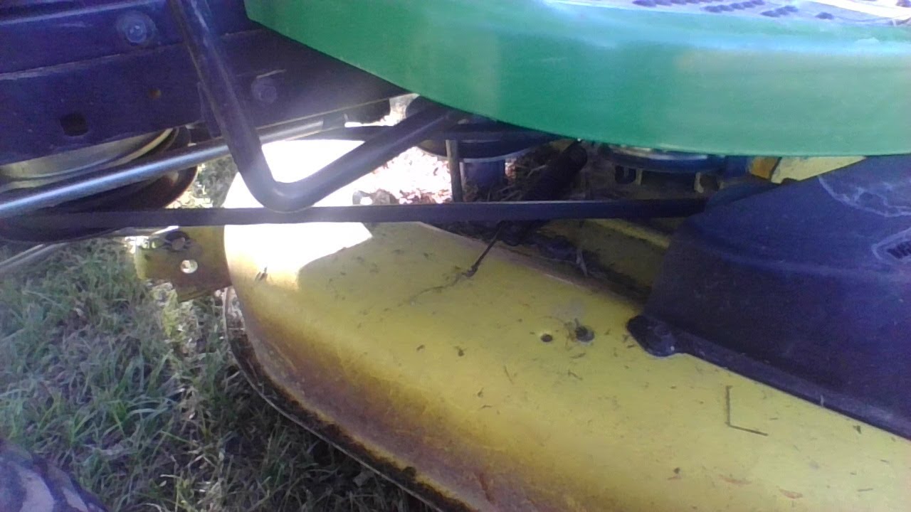 CLEANING and GREASING a D140 John Derre Lawn Mower!!! YouTube