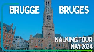 Bruges: Best things to do in Brugge Belgium 🇧🇪 Relaxed evening walk in quiet city centre - May 2024