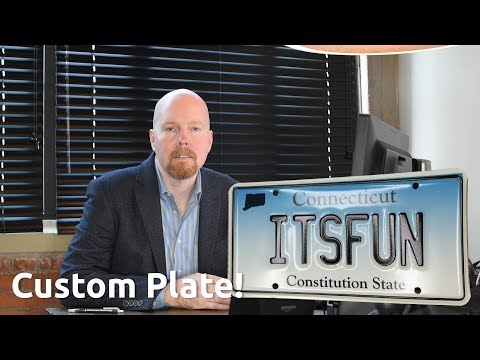 How to Get a Custom License Plate in Connecticut?  How Much Does a Custom License Plate Cost?