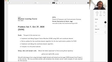Exercises 7 - getting started video