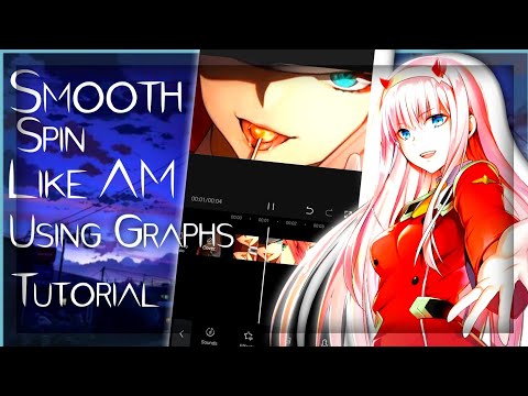 Smooth Spin using Graphs in Capcut Tutorial