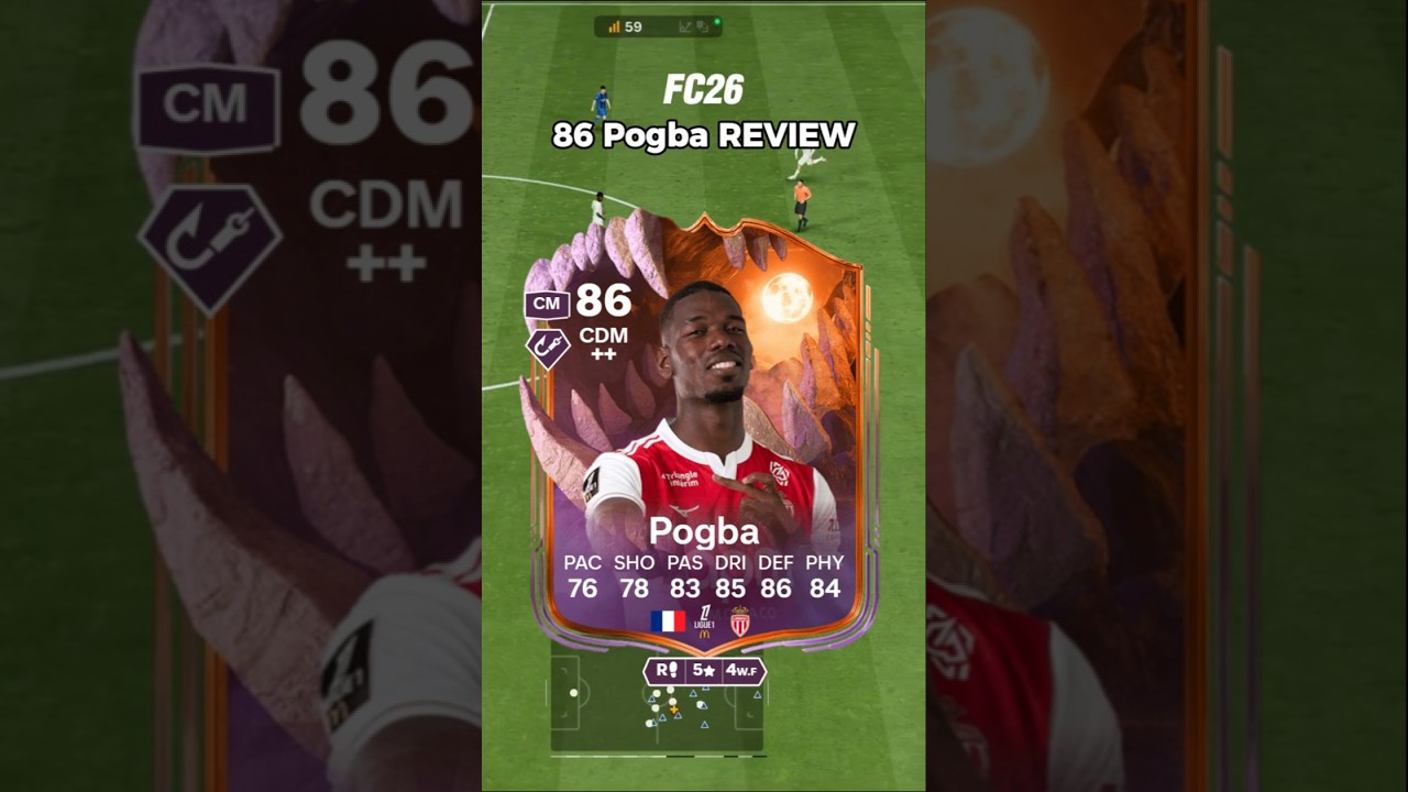 86 Pogba Review in FC 26, Worth It or Overhyped?🎯