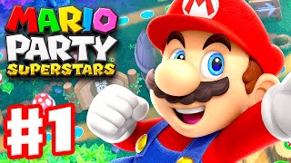 Mario Party Superstars - Gameplay Walkthrough Part 1 - Yoshi's Tropical Island (Nintendo Switch)